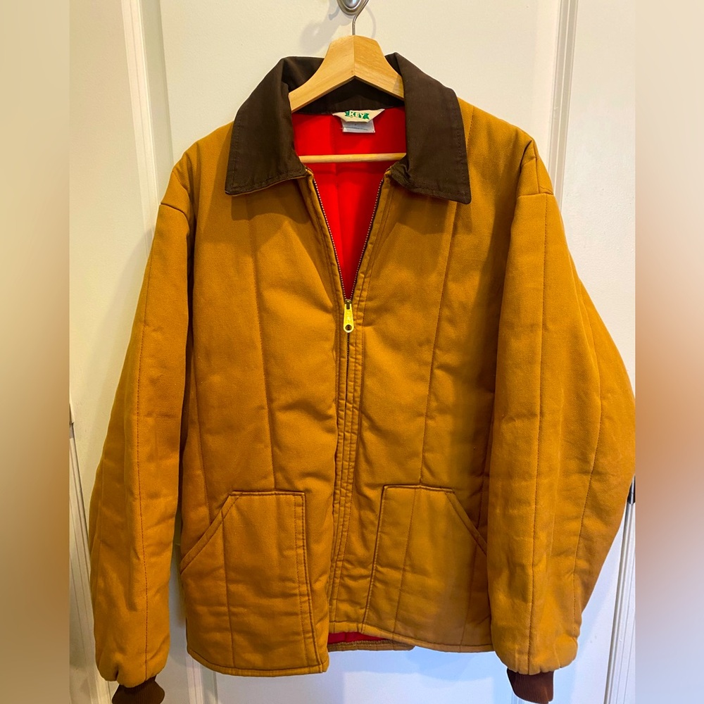 Vintage Key Imperial Insulated Workwear Chore Jacket (Men's Large)